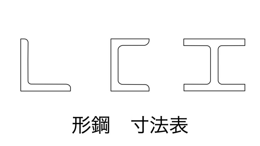 形鋼寸法表 | ものづくりのススメ